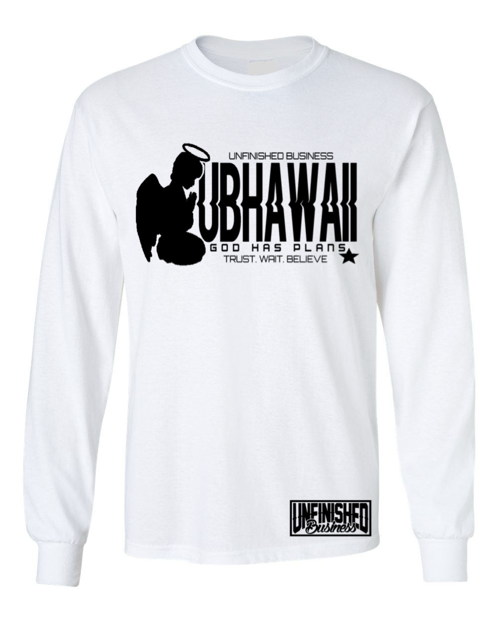 God Has Plans (White Long-Sleeve)