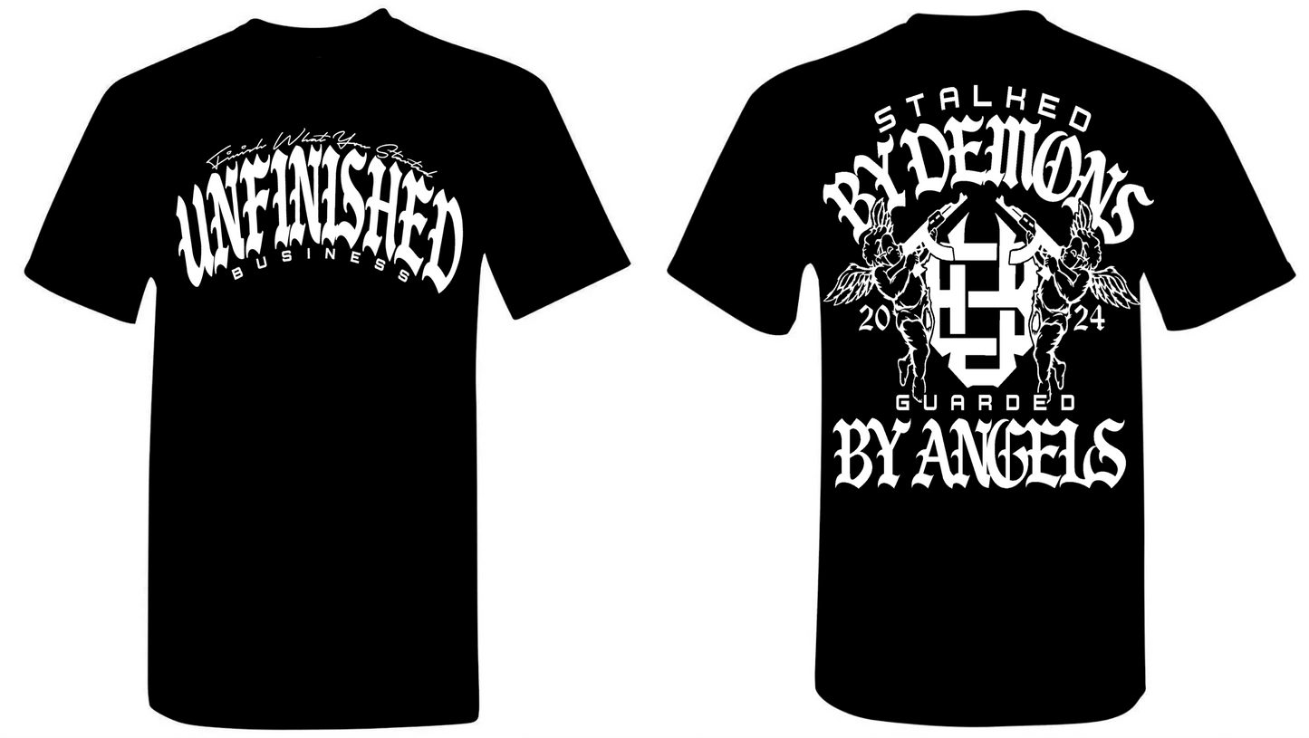 Guarded By Angels (Black/White)