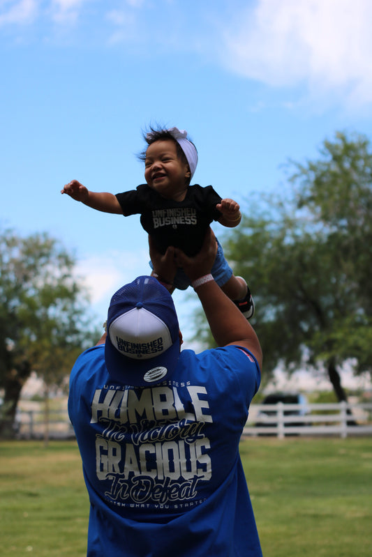 Humble In Victory Gracious In Defeat (Royal Blue/White)