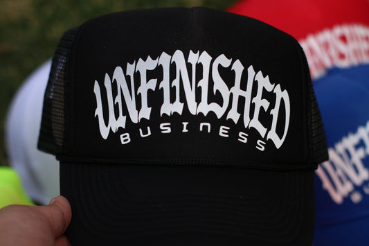 Unfinished Business Trucker Hat (Black)