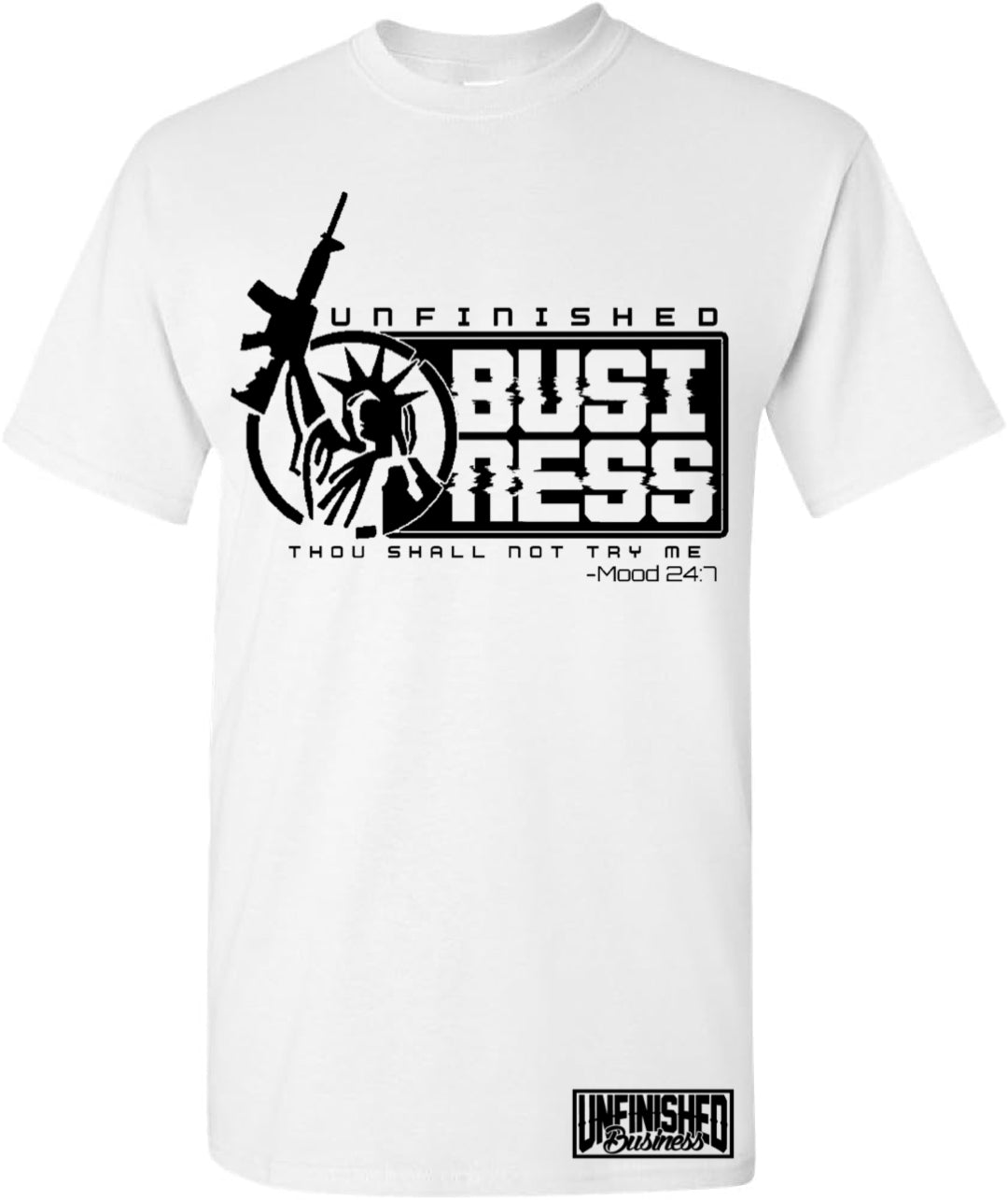 Thou Shall Not Try Me (White T-Shirt)