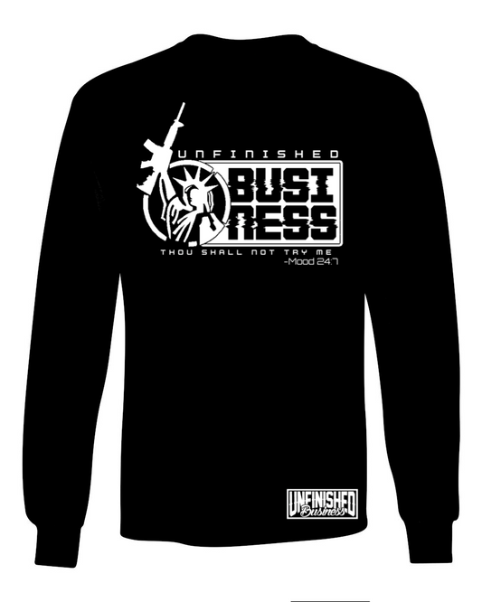 Thou Shall Not Try Me (Black Long-Sleeve)