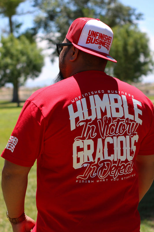 Humble In Victory Gracious In Defeat (Red/White)