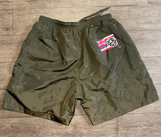 UBHawaii Lifestyle Shorts (Army Green)