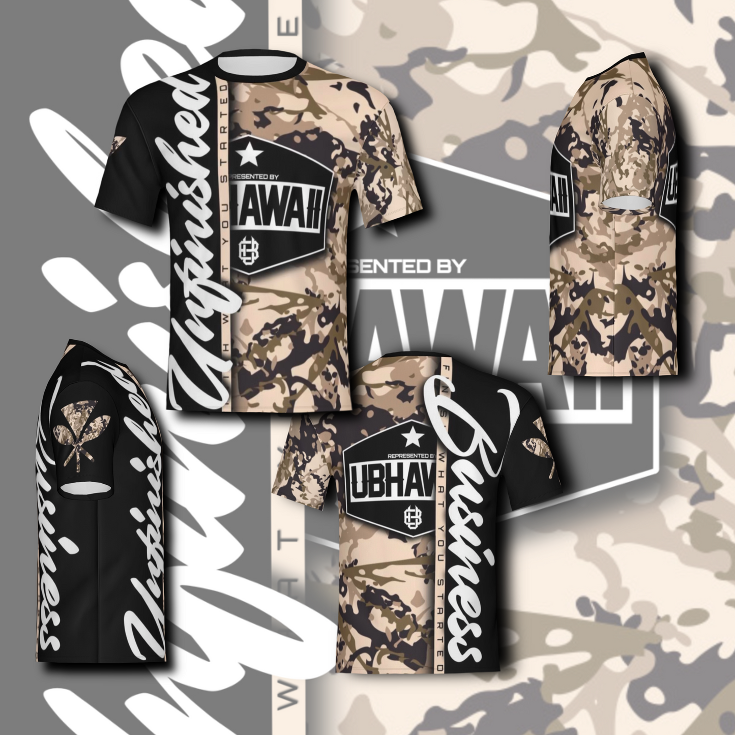 Represented By UBHAWAII Desert Camo | Jersey T-Shirt