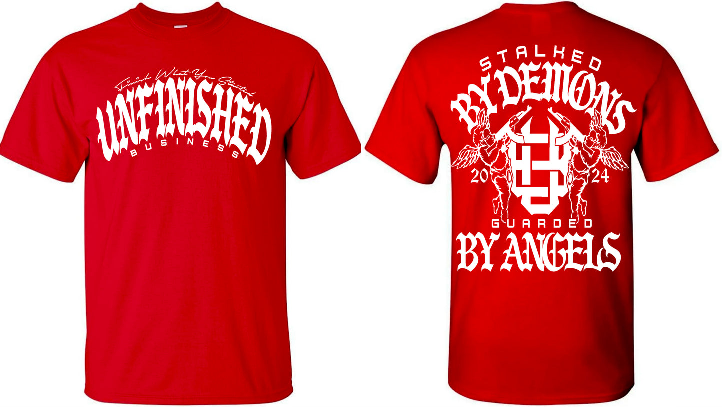 Guarded By Angels (Red/White)