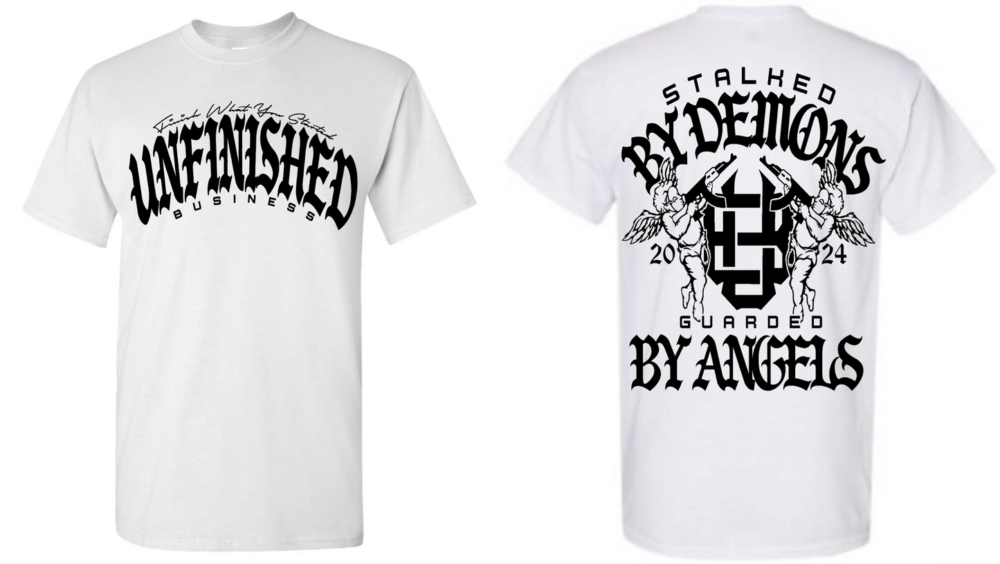 Guarded By Angels (White/Black)