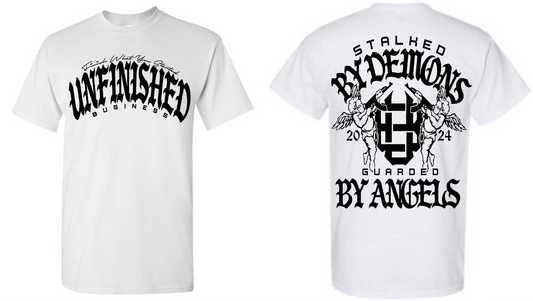 Guarded By Angels (White/Black)
