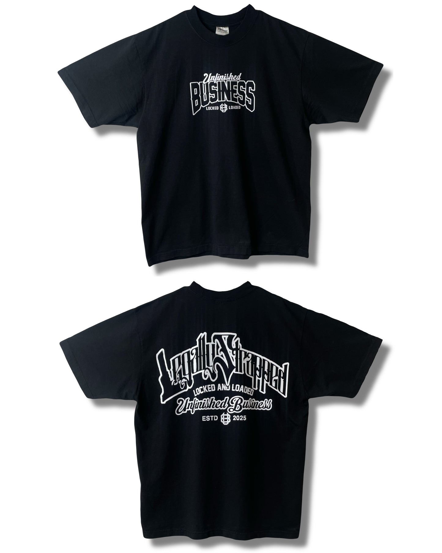 Legally Strapped | Locked & Loaded T-Shirt (Black/White)