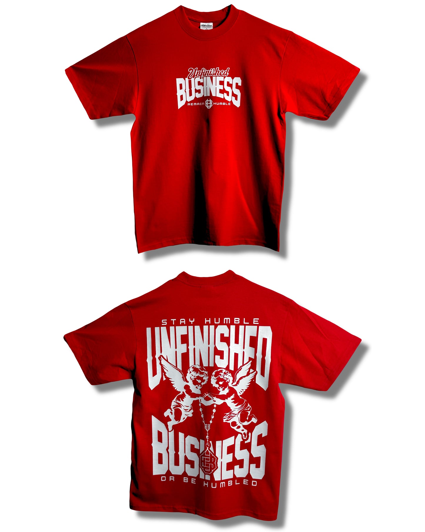 Remain Humble T-Shirt (Red/White)